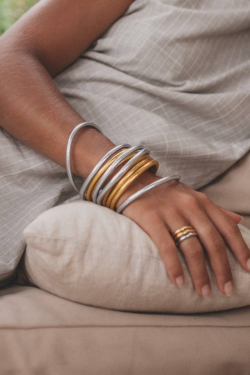 Layali Mantra-Armreif (kräftig)