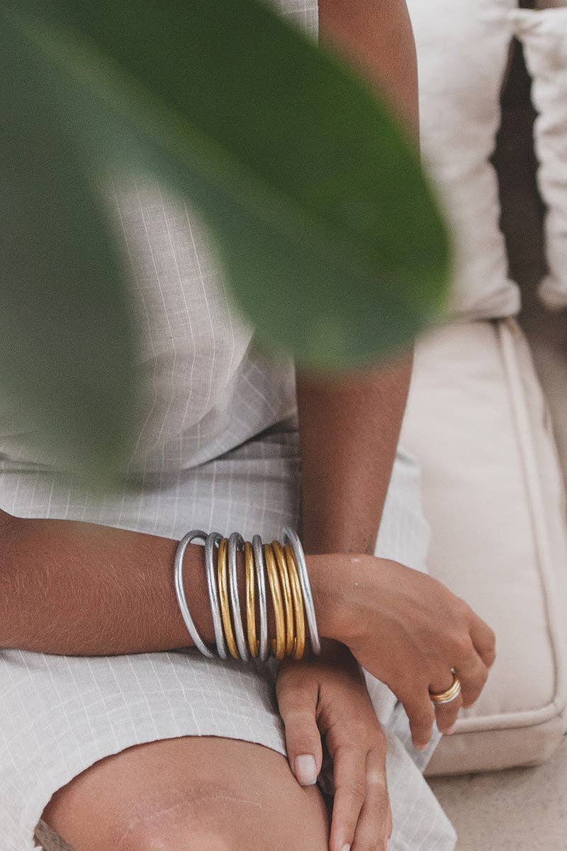 Layali Mantra-Armreif (kräftig)