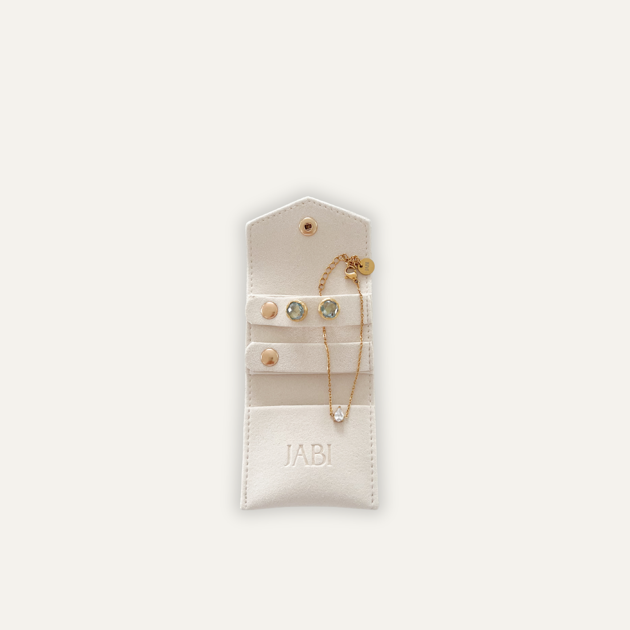 Travel Pouch für Schmuck – kompakt & elegant