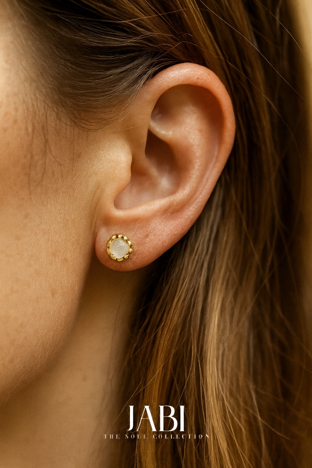 Naya Ohrstecker -  Regenbogen Mondstein